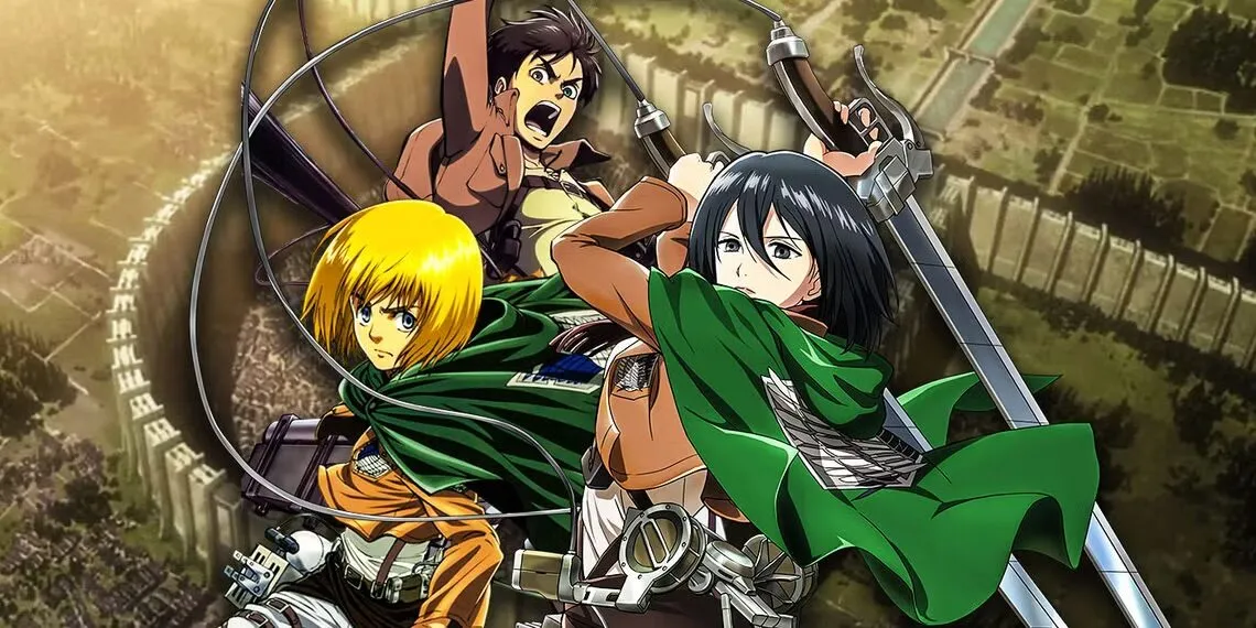 eren mikasa and armin